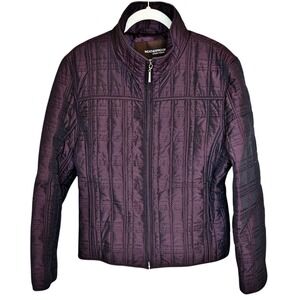 Weatherproof Quilted Jacket XL Merlot Purple Lightweight Insulated Fall‎ Winter